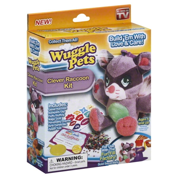 As Seen On TV Wuggle Pets Clever Raccoon Kit