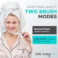 thumbnail image 6 of Dale Audrey Quick Sonic Electric Battery Powered Toothbrush, Blue, All Ages, Travel, Soft Bristle for Deep Cleaning, 6 of 6