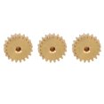thumbnail image 1 of 20T Pinion Gear, Copper M0.6 RC Motor Gear  for 1/12 1/16 RC Car, 1 of 8