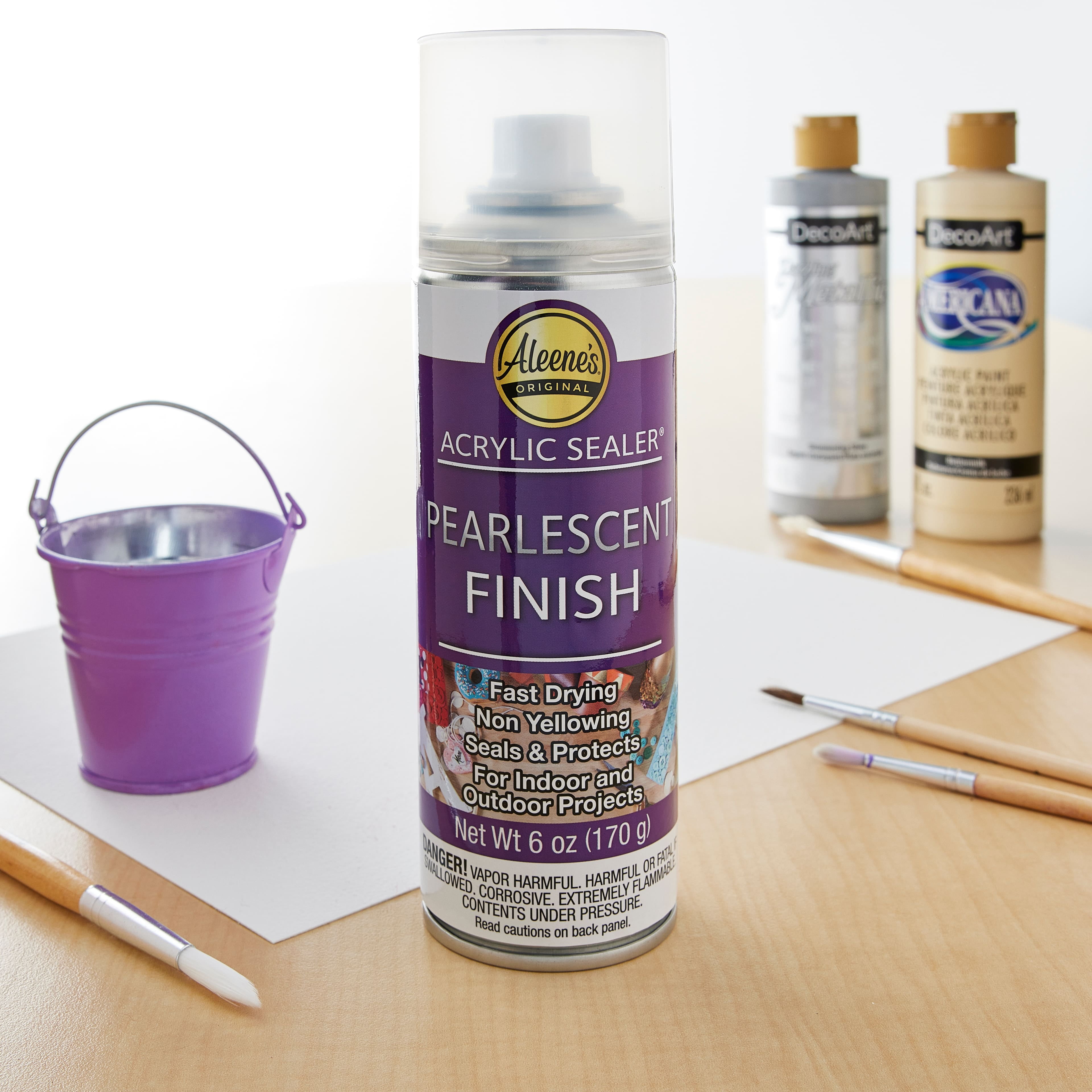Aleene's Pearlescent Finish Acrylic Sealer, 8 Pack