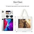 thumbnail image 3 of Salouo Egyptian Cat Pharaoh Magic for Plush Underarm Bag,Soft Tote Bag Ladies Fluffy Shoulder Bag Women Furry Tote Bag Plush Handbag for Autumn and Winter, 3 of 7