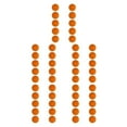 thumbnail image 2 of Justharion Balles d'Entraînement en Mousse EVA pour Exercices de Swing de Golf Compétences de Golf Orange 42mm 5Set, 2 of 6
