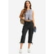 thumbnail image 5 of Pantalones tipo capris tipo cargo, ligeros y de secado rápido, para mujer, 5 of 6