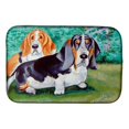 thumbnail image 1 of Esterilla para secar platos Caroline's Treasures Basset Hound 14 x 21 multicolor 7061DDM, 1 of 1
