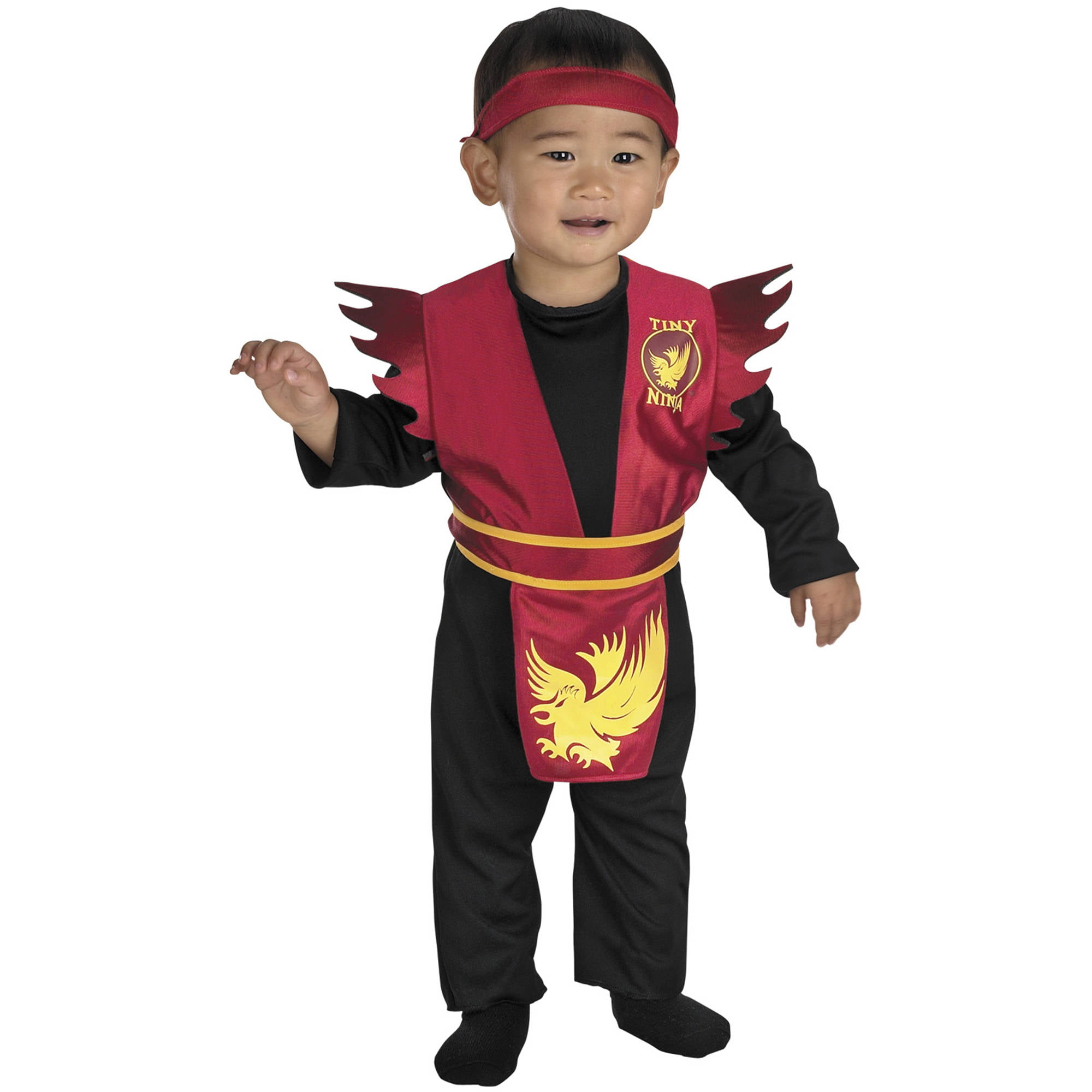 NINJA VEST BLACK RED Kids Halloween Costume Accessory Role Play Toy Child Toys I 