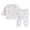 White, variant on Gubotare Toddler Pajamas Trendy Pajamas for Girls 2-Piece Soft Long Sleeve & Pants PJ Set Jammies 3 6 Months (Pink,3-6 Months)