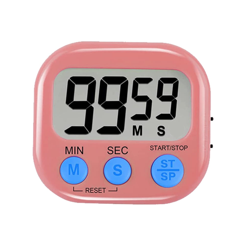 Colorful Kitchen Timer Magnetic, Digital Timer With Loud Alarm For Kids, Time  Timer With Stand For Study,work,exercise,cooking(not Including Battery)4