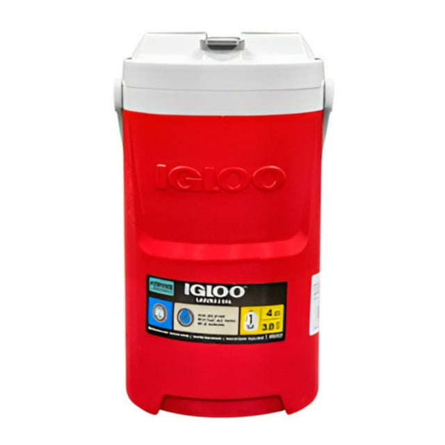 Termo IGLOO 1 Galon (3.78 L) Color Rojo Tapa Roscable y Agarradera Diseño Laguna Contiene Temperatura