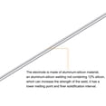 thumbnail image 4 of Unique Bargains Aluminum Welding Rods Aluminum Silicon Brazing Wire Multipurpose Repair Tool 1/8' x 19.69' 50Pack, 4 of 5