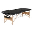 thumbnail image 1 of Camilla Masajes Profesional Madera Tattoo Cama Spa Plegable Color Negro, 1 of 7
