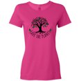 thumbnail image 3 of Inktastic Save the Planet Tree Design with Green Leaves Women's T-Shirt, 3 of 5