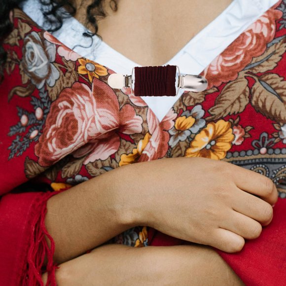 OUNONA 2Ud Sujetadores Para Cardigan Y Camisas Con Fijación Fácil Para Y Estilo