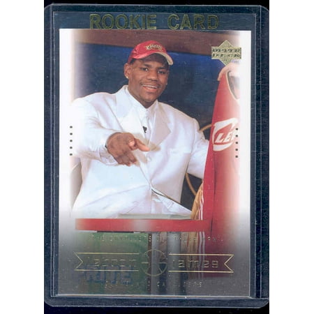 Upper Deck Rookie Class Card - 2003 Upper Deck #8 Cavaliers get their Man Lebron James Rookie Card