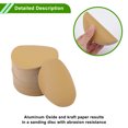 thumbnail image 3 of Unique Bargains Universal 5" 400 Grit Sanding Discs Hook Loop Sanding Sheets Aluminum Oxide 100Pcs, 3 of 6