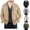 Black, variant on Men Utility Button Down Shacket Lapel Collar Long Sleeve Workwear Jacket Relaxed Fit Casual Overshirt for Office Travel