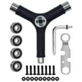 thumbnail image 2 of Outil de Skate, Portable avec 4 Roulements avec Accessoire Clé Kit d'Outils de Planche à Roulettes, pour Quad Skate Longborad Planche à Roulettes, 2 of 10