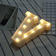 thumbnail image 2 of LED Marquee Letter Lights Decorative Marquee Light Up Letters Lighted Alphabet Signs LED Lights for Birthday Wedding Party Bar Home Decor  A-Z  & Arrow, 2 of 3