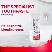 Parodontax Teeth Whitening Fluoride Toothpaste for Bleeding Gums, Unflavored, 3.4 Oz, for Adults