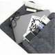 thumbnail image 3 of Bedside Felt Storage Bag with Pockets Bed Sofa Desk Hanging Organizer for Phone Magazines Tablets, 3 of 5