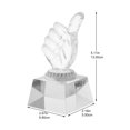 thumbnail image 4 of Décoration Cristal Trophée Transparent Trophée Prix Délicat Trophée Prix Accessoire, 4 of 7
