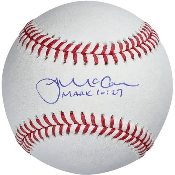 James McCann Baltimore Orioles Autographed Baseball with "Mark 10:27" Inscription