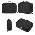thumbnail image 4 of Naiovety Bolsa de almacenamiento Bolsas portátiles livianas Oficina Mujeres Paquete Banco Cable USB Disco flash Discos duros para viajes Almacenamiento y organización del hogar Negro, 4 of 6