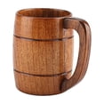 thumbnail image 4 of Taza de bebida,Taza para beber hecha a mano,Taza de café Taza de madera pequeña Taza para beber,Taza de barril de madera Taza de camping Tazas de café de madera,Taza rústica de madera Taza, 4 of 9
