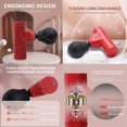 thumbnail image 4 of Mini pistola de masaje de bolsillo para relajación muscular, masajeador eléctrico de 3 velocidades, herramienta de terapia de frecuencia para gimnasio y Fitness, 4 of 5