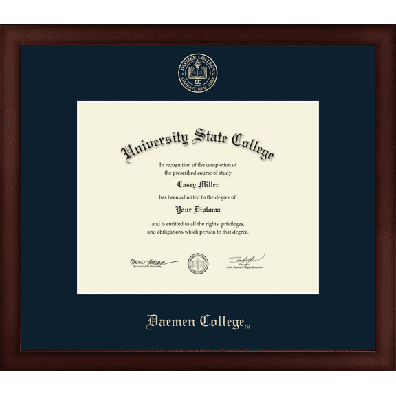 Daemen College Diploma Frame, Document Size 10" x 8"