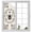 Brown, variant on Window Privacy Film Vintage Bees Crowns Stained Glass Window Film Decorative Sun Block Window Cover Retro Leaves Rings Gray Wooden Window Clings Static Adhesive Sticker for Bathroom 17.7"x39.3"