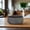 Gray, variant on Mahalia Grey Terracotta Round Planter Pot, Embossed Indoor Outdoor Decorative Planter