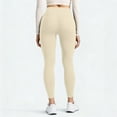 thumbnail image 3 of Workout Leggings for Women Yoga Pants High Waisted Athletic Tights Silky Feel Gym Activewear Lounge Green 2XL, 3 of 6