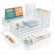thumbnail image 1 of Juego de Cajas de Almacenamiento con Cajones de Plástico Transparente, Bandeja de Almacenamiento con Cajones de Escritorio, para Cosméticos, Joyas y Utensilios de Cocina, 1 of 5