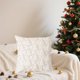 thumbnail image 5 of Funda de almohada navideña de 18 pulgadas para sofá, dormitorio, sala de estar, piel sintética, diseño de árbol de Navidad, 5 of 6