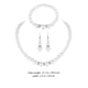 thumbnail image 2 of 1 set perla collar pendiente pulsera novia kit de joyería boda gargantilla cuello, 2 of 5