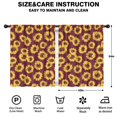 thumbnail image 2 of Blackout Kids Curtains,Red Sunflower Childrens Insulated Curtains Set Of 2,Bedroom Essentials,Toddler Room Decor 42x54in(106x137cm), 2 of 4