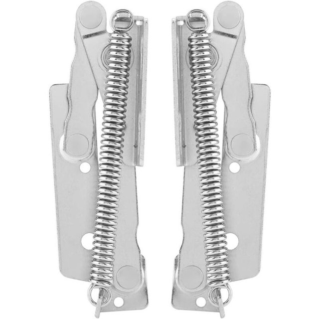 Pcs 90 Degree Cabinet Door Spring Hinge, Carbon Steel Lift-Up Spring Hinge for Supporting Furniture Doors