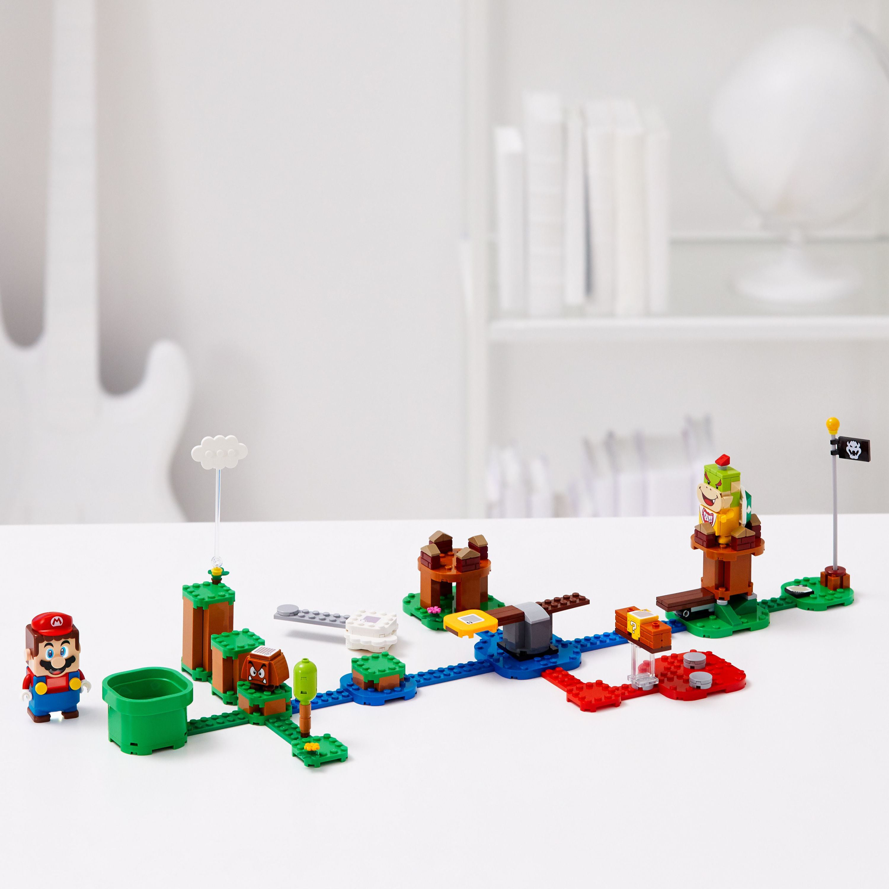 LEGO Super Mario Adventures Starter Course Set 71360, Buildable Toy Game, Birthday for Mario Bros. Fans and Kids 6 Plus Year Old with Interactive Figure and Bowser Jr. -