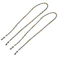 thumbnail image 4 of SHISUYAN 2 Pcs Sangles de Lunettes de Soleil Perlées pour Hommes Femmes Randonnée Cyclisme, 4 of 8