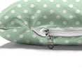 thumbnail image 4 of Polka Dot Pet Bed, Classic Old Fashioned Repeated Circles Round Forms Retro Illustration, Resistant Pad for Dogs and Cats Cushion with Removable Cover, 24" x 39", Mint Green and White, by Ambesonne, 4 of 4