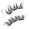 thumbnail image 3 of Extension de Cils Pas Besoin de Colle Cils Autocollants Cils Style Libre Faux Groupe de Filles Colle, 3 of 8