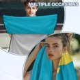thumbnail image 6 of Bulopur Tropical Front Car Seat Towel for Women Bahamian Flag Breathable Car Seat Sweat Protector with Storage Bag for Beach Holiday Soft Fit SUV Sedan Truck 1pcs, 6 of 7