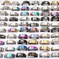 thumbnail image 3 of Unatoiry Timeless Look With These Mix And Match Stainless Steel Rings 3. Fashionable Commuting Unisex Etc 50 boxed, 3 of 6