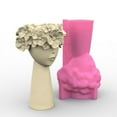 thumbnail image 2 of Human Face Resin Vase Silicone Mold Diy Nordic Style Human Shaped Vase Concrete Cement Gypsum Silicone Mould, 2 of 6