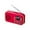 Red, variant on Nkmbld Wireless Speakers with Bluetooth Stereo Plug-in USB Stick Radio Portable Radio Speaker Trendy Compact and Portable, Father's Day Gifts, Beige