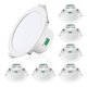thumbnail image 1 of Led Dimmable Tri-color Recessed Downlight Ceiling Light Spotlight 6x, 1 of 4