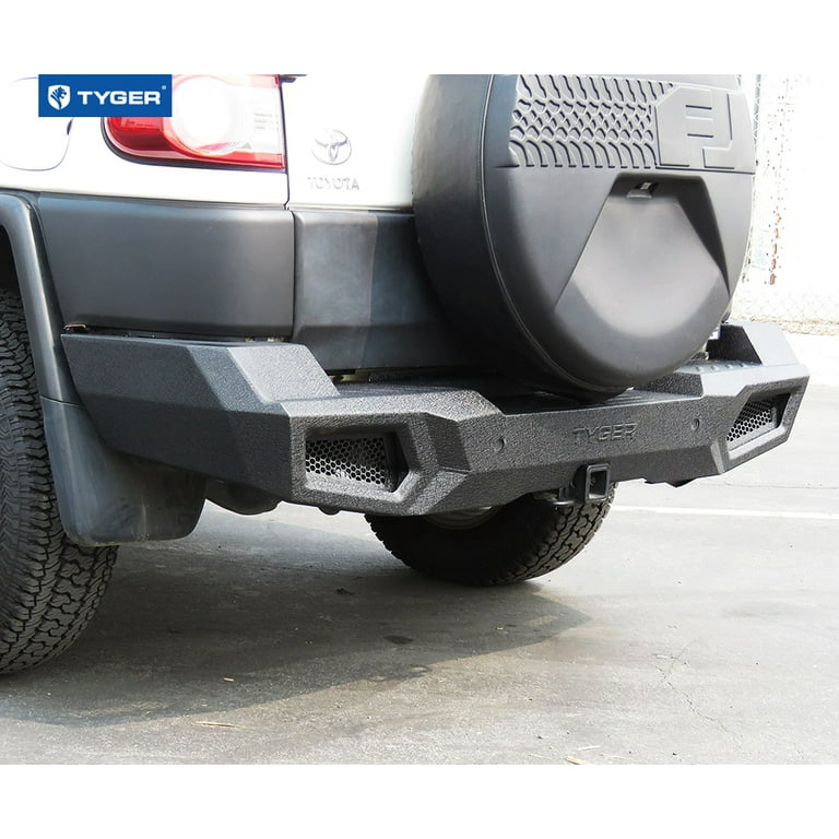 Tyger Auto TG-BP9T80698 Rear Bumper Kit Compatible with 2007-2014 Toyota FJ  Cruiser | Textured Black | Rock Crawler