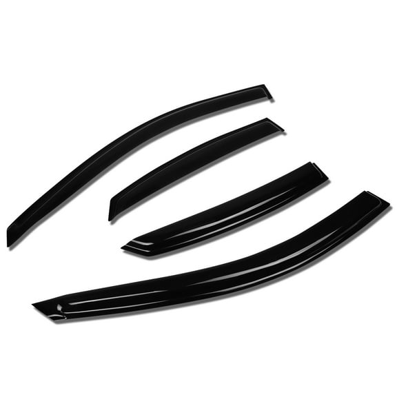 DNA Motoring WVS-T2-0143 For 2004 to 2008 Suzuki Forenza Tape -On 4Pcs Window Visor Deflector Rain Guard