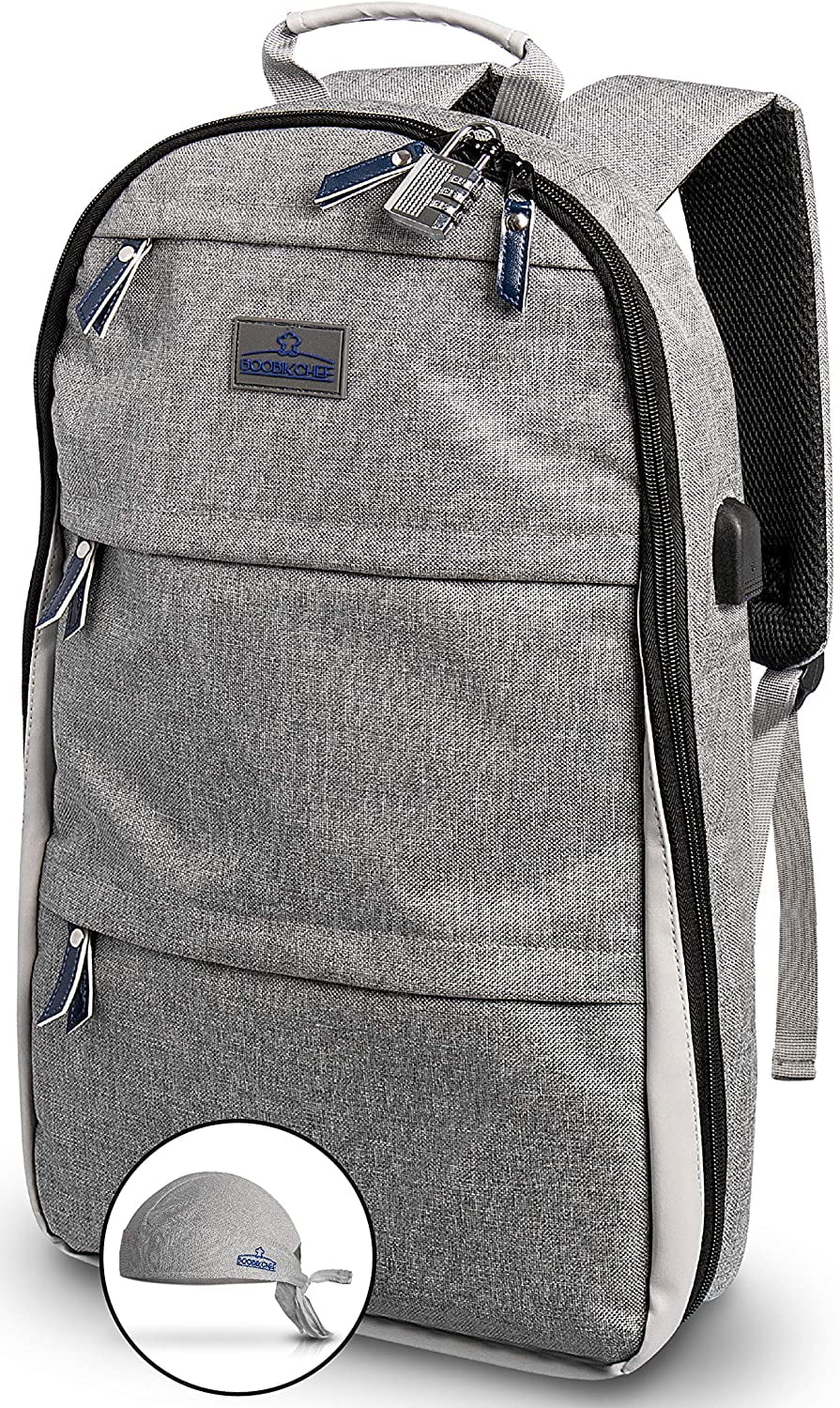 BOOBIKCHEF Chef Knife Bag Sling Backpack Padded Pockets for Knives Kitchen Utensils Tablet and