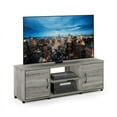 thumbnail image 4 of Furinno Classic TV Stand with Doors for TV up to 65 Inch, French Oak, 4 of 6